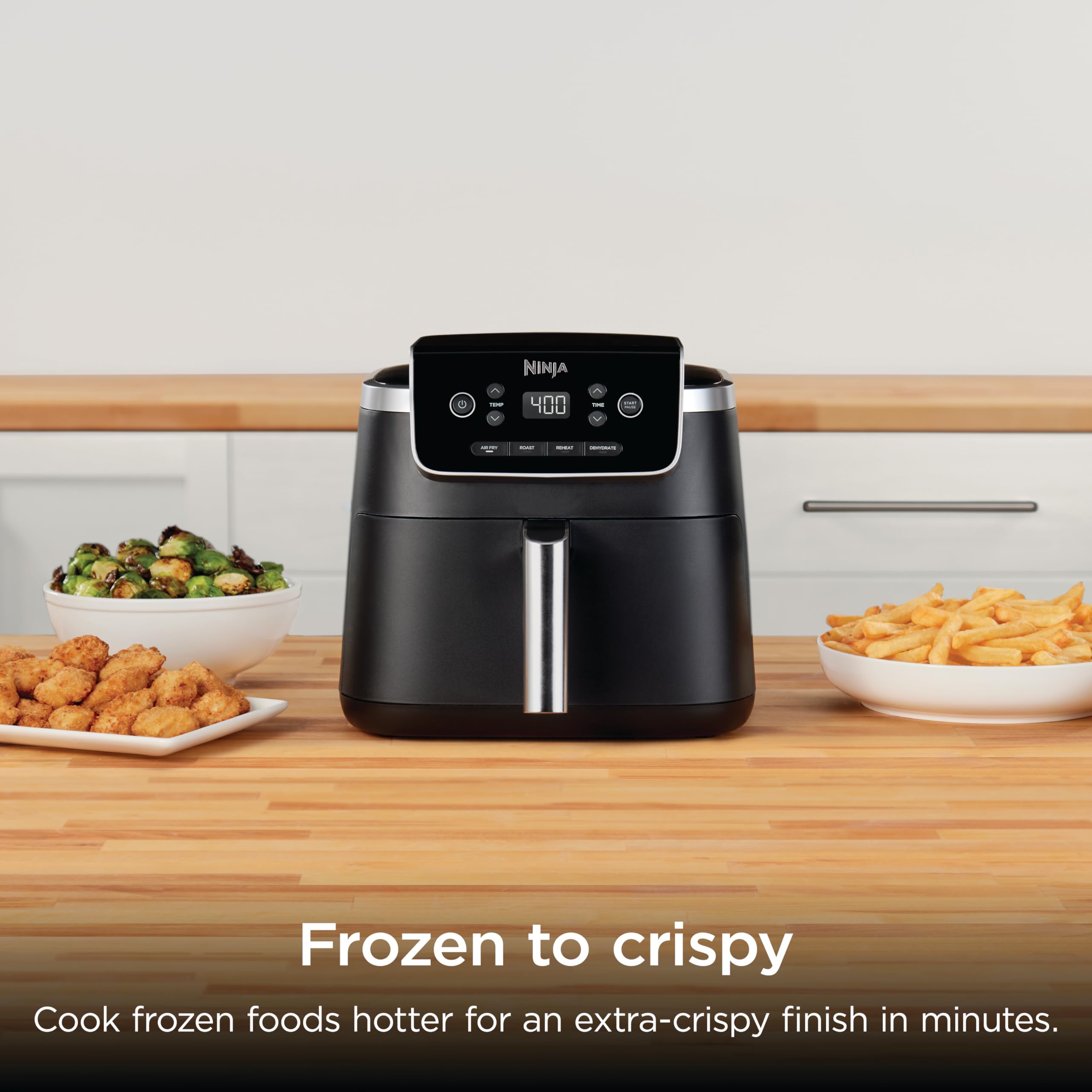 Ninja AF141 Air Fryer Pro 4-in-1 with 5 QT Capacity, Air Fry